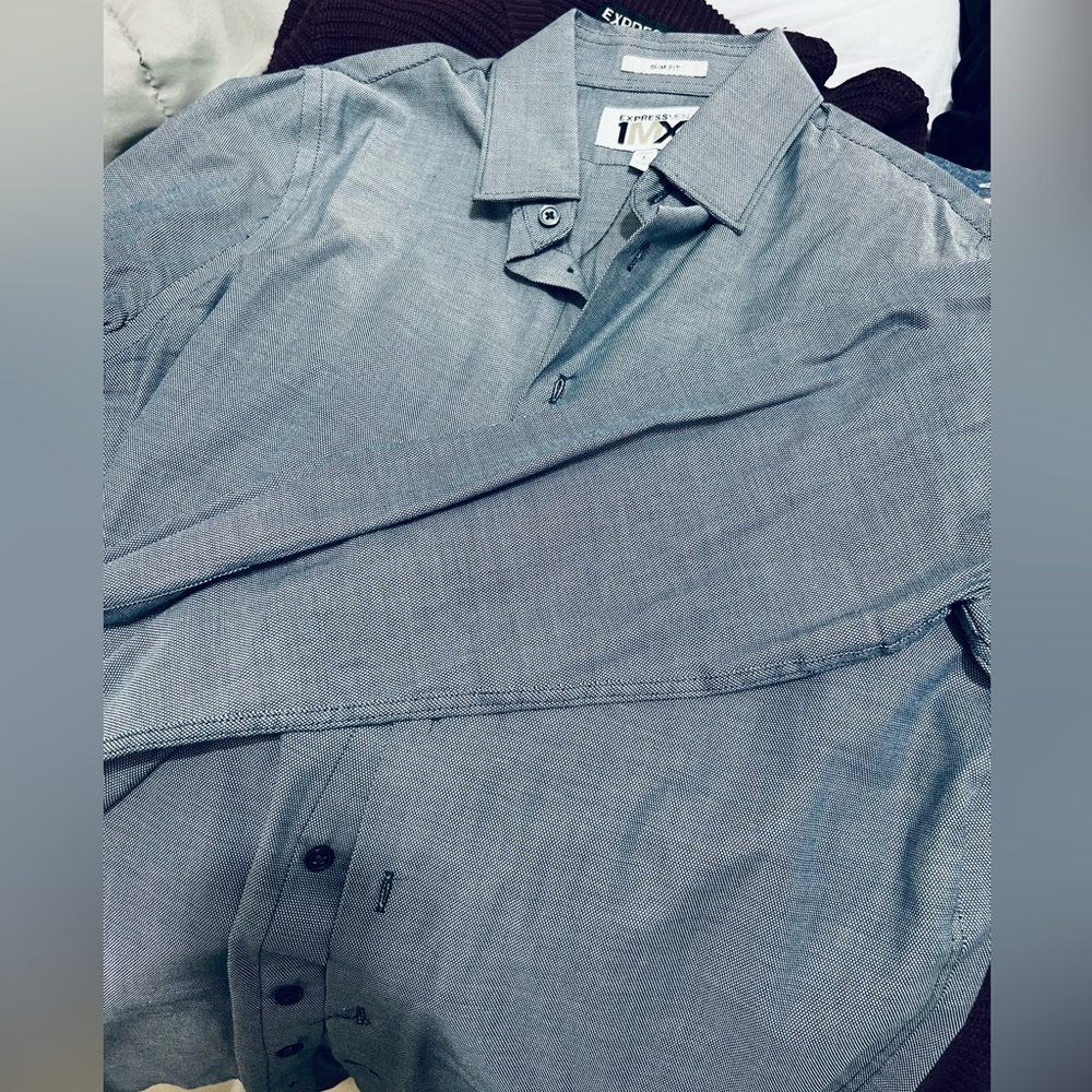 Express long sleeve button down shirt